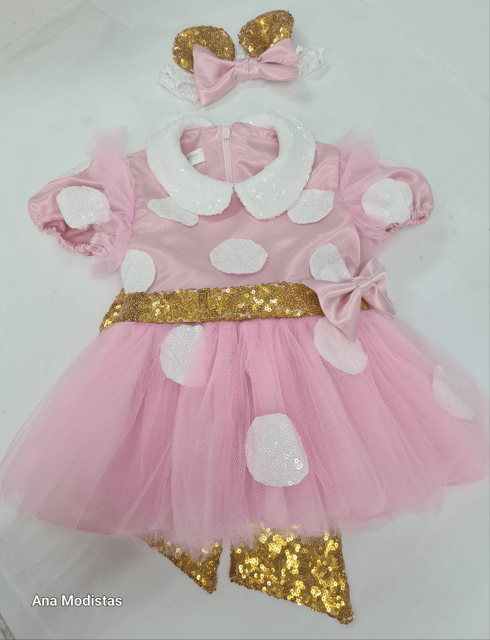 Vestido niña tul rosa - modistas.org