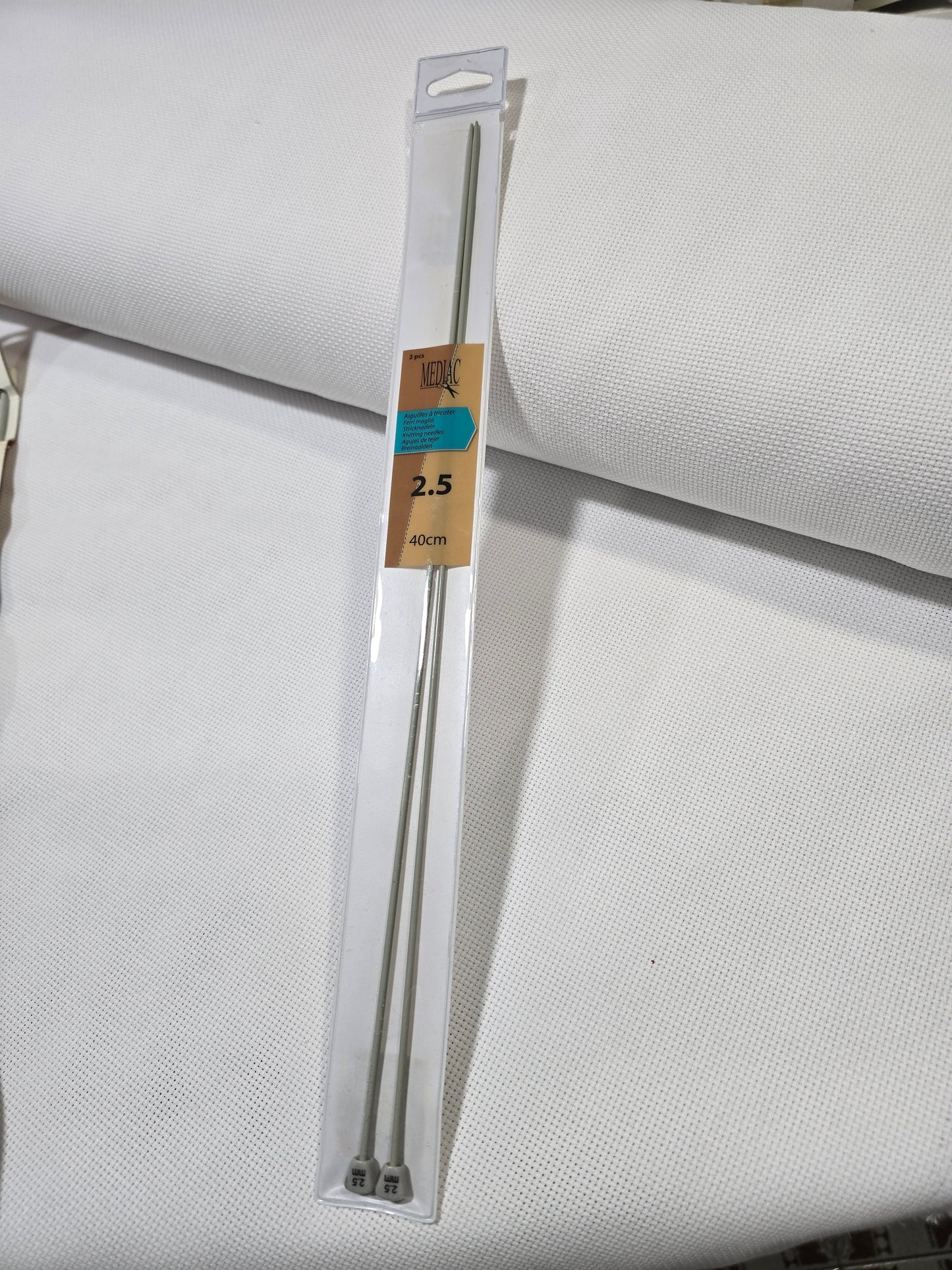 Agujas de tejer aluminio