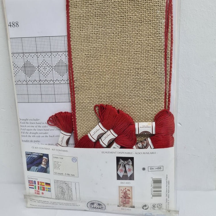 Kit punto de cruz cojin de puerta - modistas.org