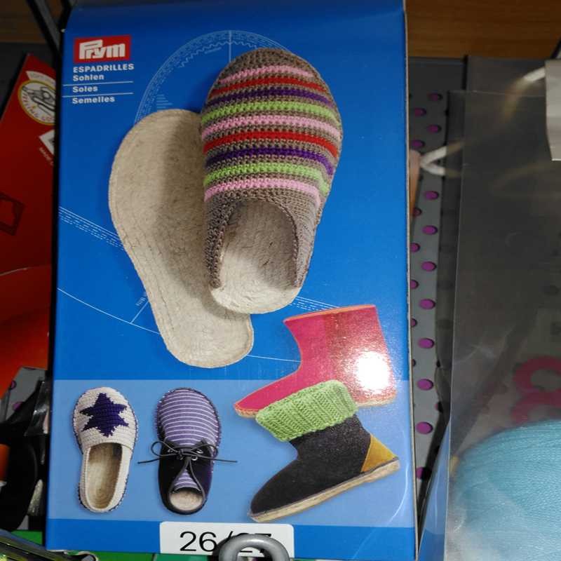 Suelas número 26/27 - modistas.org