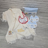 Toalla punto de cruz "Bebé"