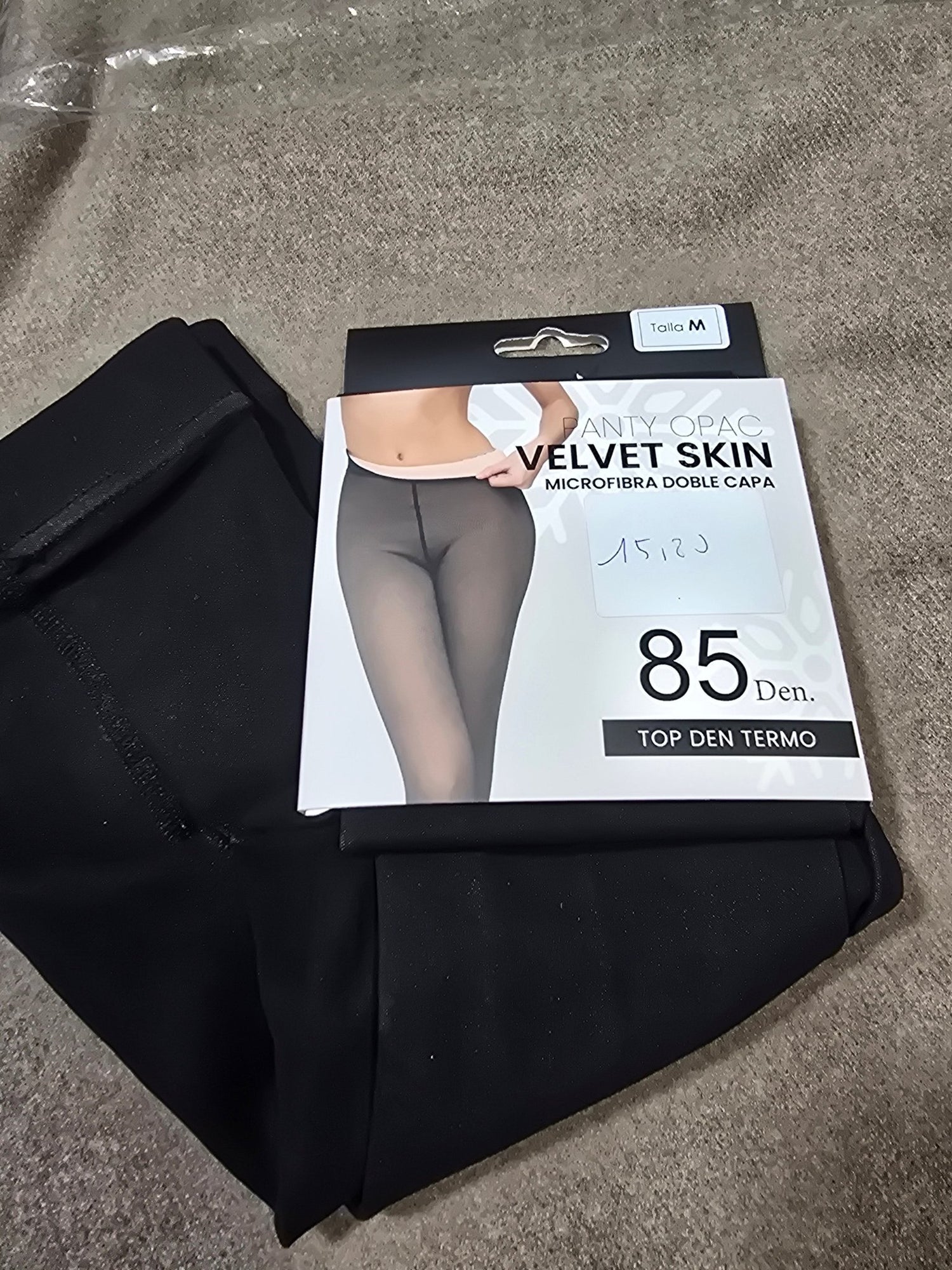 Panty opaco microfibra doble capa 85 Den