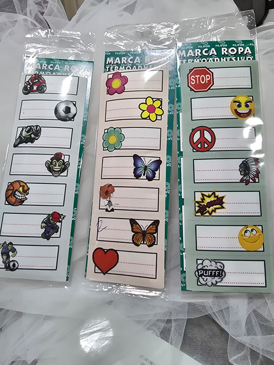 Etiquetas de marcar con plancha - modistas.org