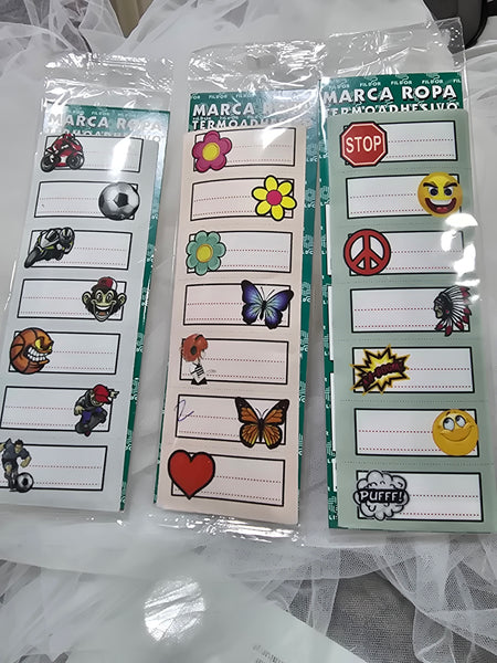 Etiquetas de marcar con plancha - modistas.org