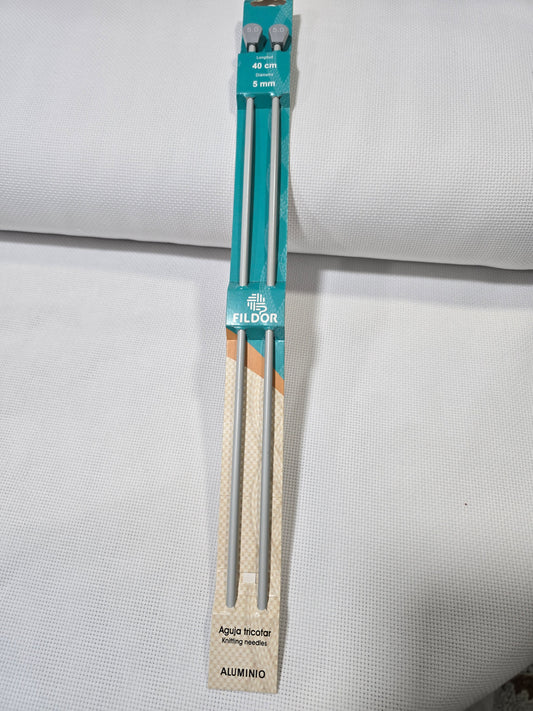 Agujas de tejer aluminio