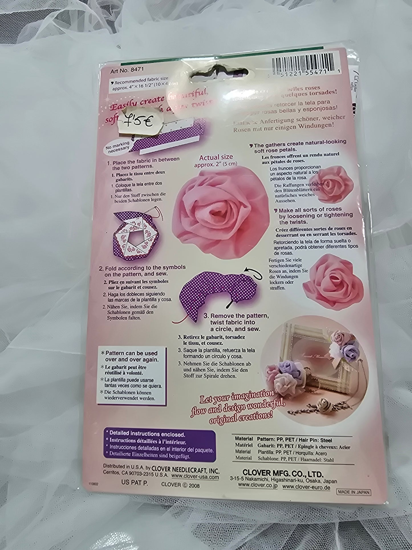 Plantillas para hacer rosas