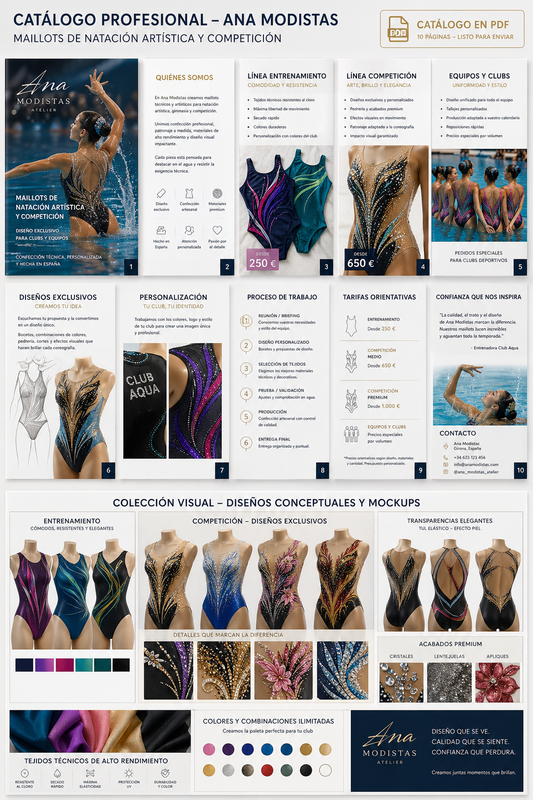 Maillots natacion sincronizada por encargo - modistas.org