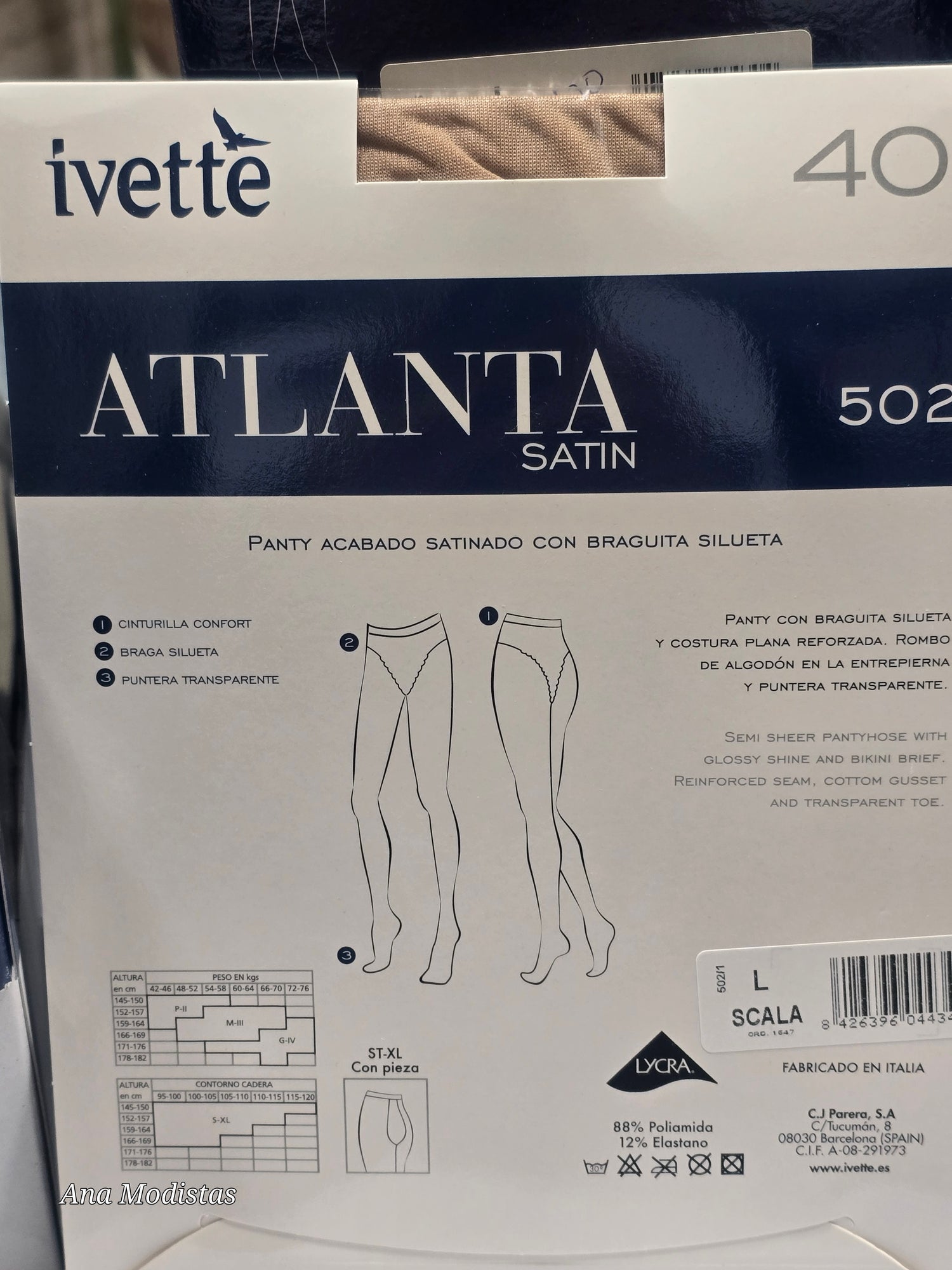 Panty Satinado "40 DEN" - modistas.org