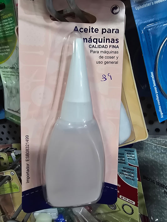 Aceite para maquinas de coser - modistas.org