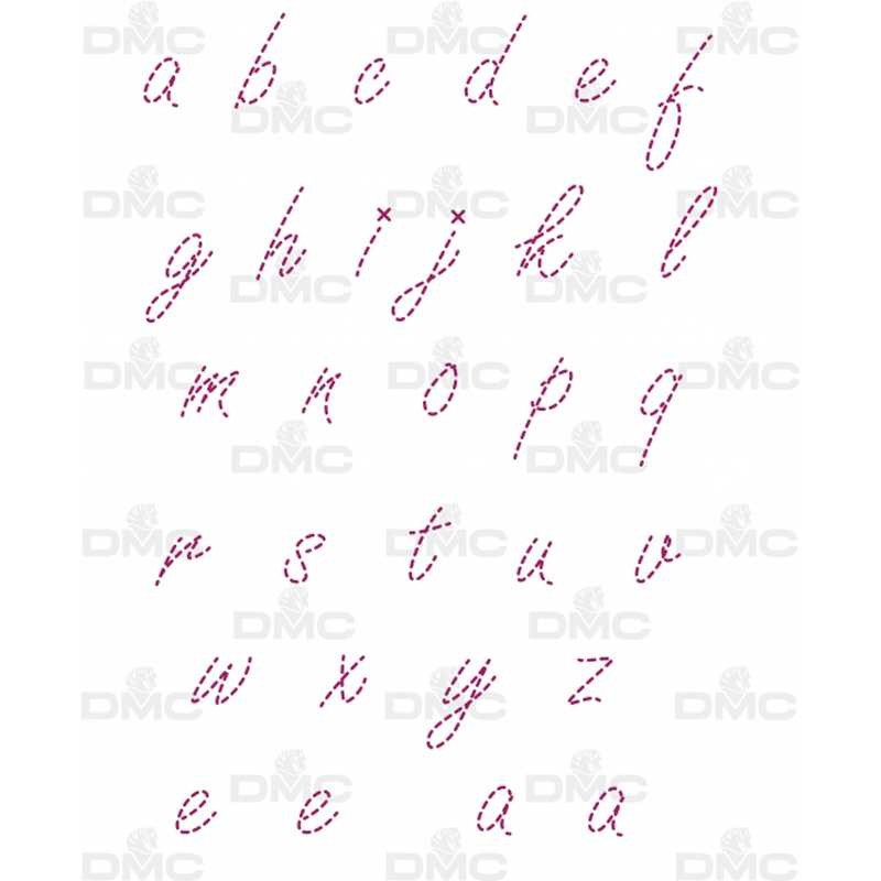 Hoja mágica "Abecedario" (minúsculas) - modistas.org