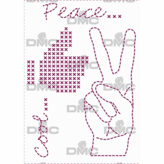 Hoja mágica "Peace" - modistas.org