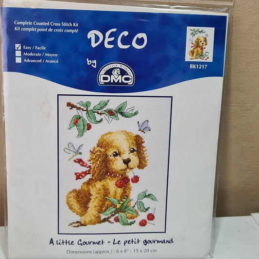 Kit punto de cruz PERRITO - modistas.org