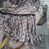 Fleco Negro y Plata