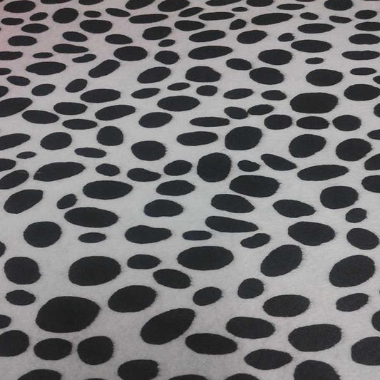 Fieltro estampado dalmata - modistas.org